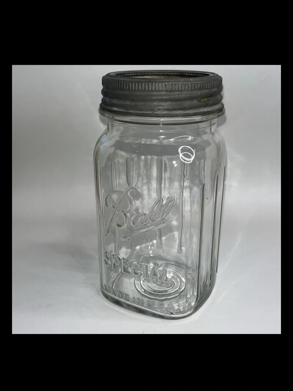 Vtg Ball Special Jar with Metal Lid - Ball Special